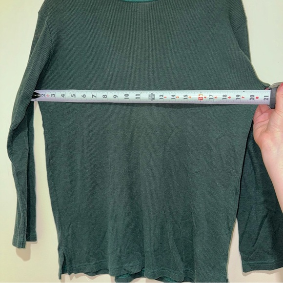 Women’s Vintage Fair Set Brand Dark Green Basic Casual Long Sleeve Shirt Size: M - Picture 12 of 15